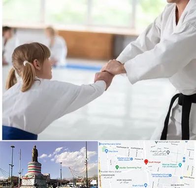 باشگاه جودو بانوان در کارگر جنوبی