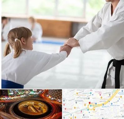 باشگاه جودو بانوان در میدان ولیعصر