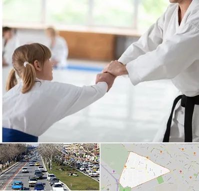 باشگاه جودو بانوان در احمدآباد مشهد