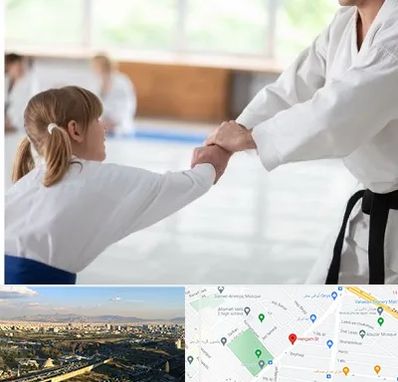 باشگاه جودو بانوان در هنگام