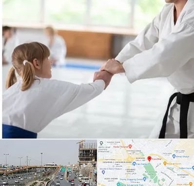 باشگاه جودو بانوان در بلوار توس مشهد