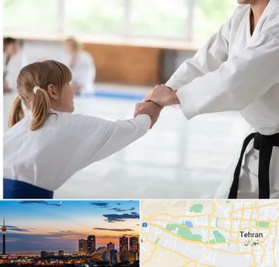 باشگاه جودو بانوان در غرب تهران 