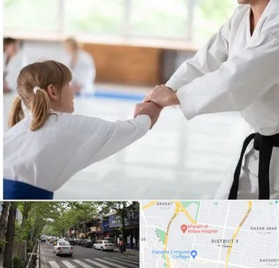 باشگاه جودو بانوان در ظفر 