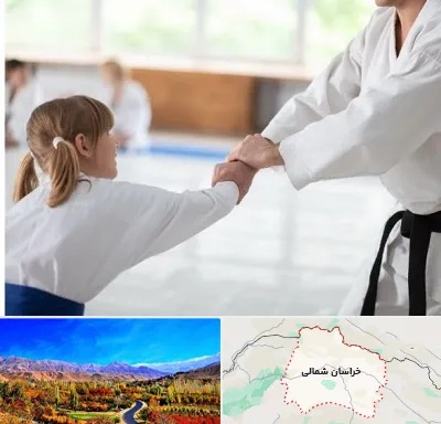 باشگاه جودو بانوان در خراسان شمالی