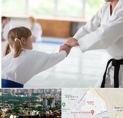 باشگاه جودو بانوان در عظیمیه کرج