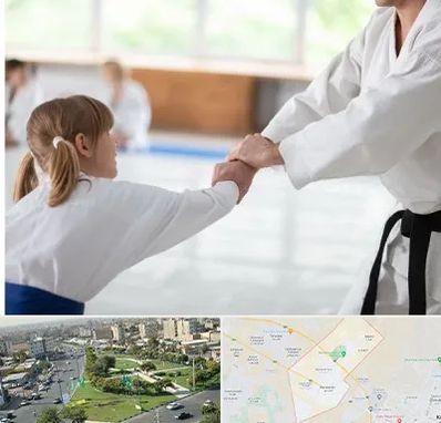 باشگاه جودو بانوان در کمال شهر کرج