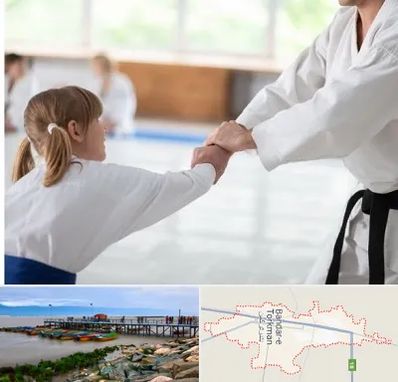 باشگاه جودو بانوان در بندر ترکمن