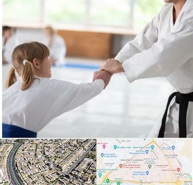 باشگاه جودو بانوان در شهرک غرب مشهد