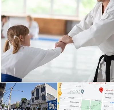 باشگاه جودو بانوان در افسریه