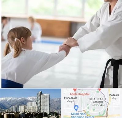 باشگاه جودو بانوان در شهرک غرب 