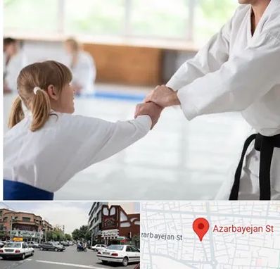 باشگاه جودو بانوان در خیابان آذربایجان