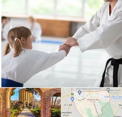 باشگاه جودو بانوان در شهر ری