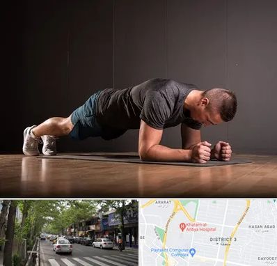 باشگاه آمادگی جسمانی در ظفر 