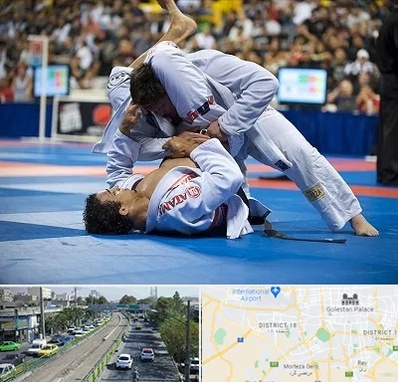 باشگاه جوجیتسو در جنوب تهران