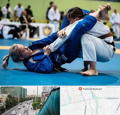 باشگاه جوجیتسو بانوان در بلوار فرحزادی