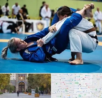 باشگاه جوجیتسو بانوان در منطقه 12 تهران