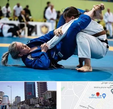 باشگاه جوجیتسو بانوان در چهارراه طالقانی کرج