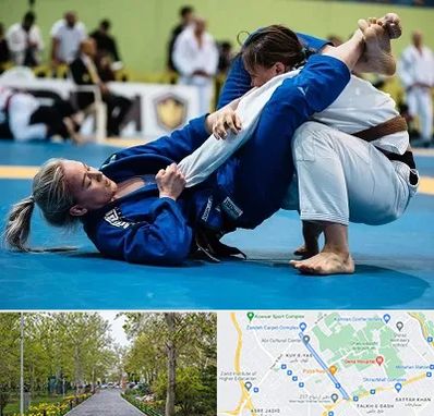 باشگاه جوجیتسو بانوان در قدوسی غربی شیراز