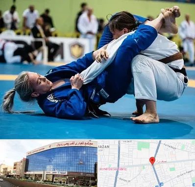 باشگاه جوجیتسو بانوان در نصف راه تبریز