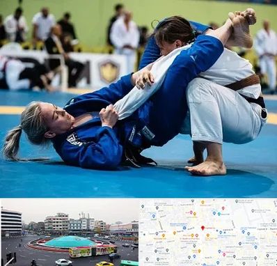 باشگاه جوجیتسو بانوان در میدان انقلاب