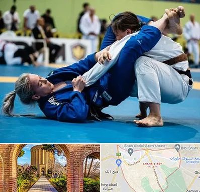 باشگاه جوجیتسو بانوان در شهر ری