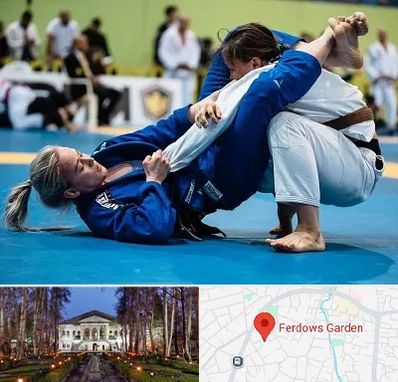 باشگاه جوجیتسو بانوان در باغ فردوس