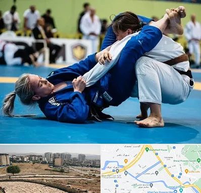 باشگاه جوجیتسو بانوان در کوی وحدت شیراز