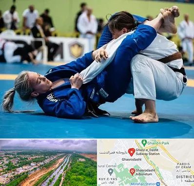 باشگاه جوجیتسو بانوان در قصرالدشت شیراز