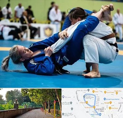 باشگاه جوجیتسو بانوان در بلوار گیلان رشت