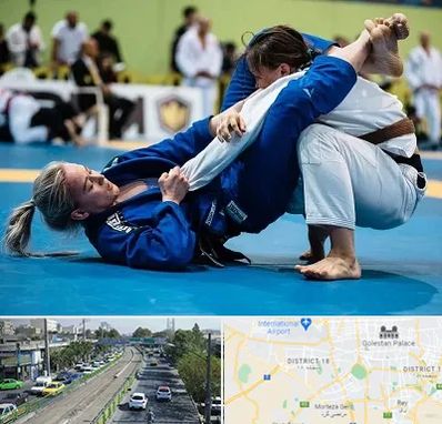 باشگاه جوجیتسو بانوان در جنوب تهران