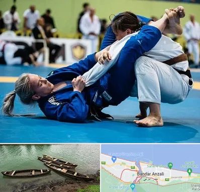 باشگاه جوجیتسو بانوان در بندر انزلی
