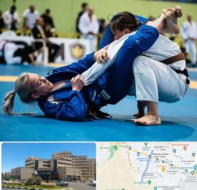 باشگاه جوجیتسو بانوان در صیاد شیرازی مشهد