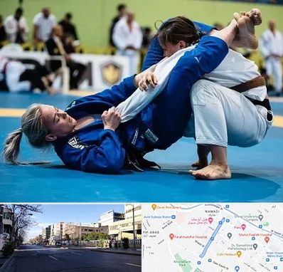 باشگاه جوجیتسو بانوان در خیابان ملاصدرا شیراز