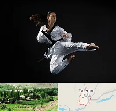 مربی رزمی خانم در طالقان