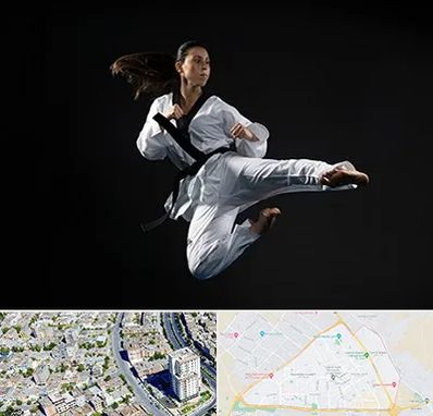 مربی رزمی خانم در قاسم آباد مشهد