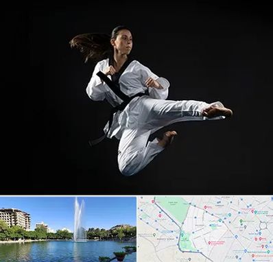 مربی رزمی خانم در کوهسنگی مشهد