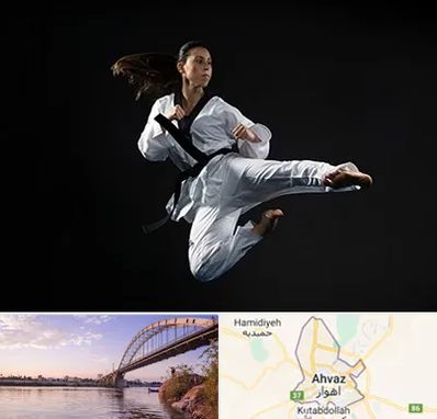 مربی رزمی خانم در اهواز