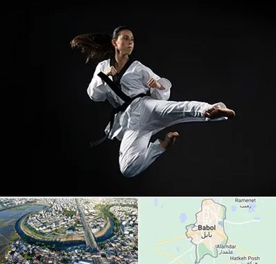 مربی رزمی خانم در بابل