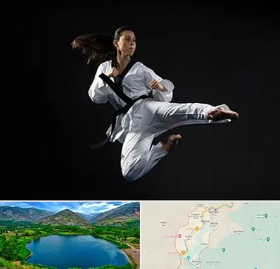 مربی رزمی خانم در رودبار