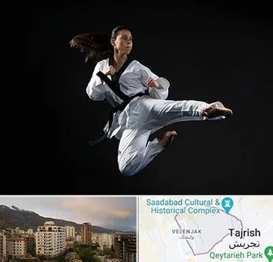 مربی رزمی خانم در زعفرانیه