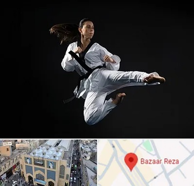 مربی رزمی خانم در بازار رضا مشهد