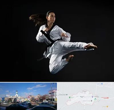 مربی رزمی خانم در ماهدشت کرج