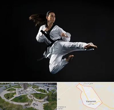 مربی رزمی خانم در ورامین