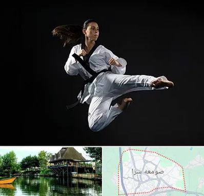 مربی رزمی خانم در صومعه سرا