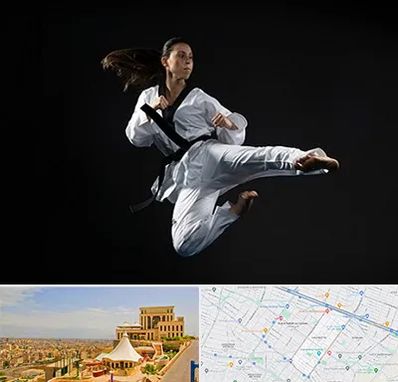 مربی رزمی خانم در هاشمیه مشهد