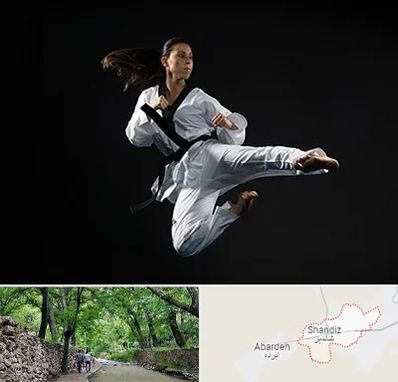 مربی رزمی خانم در شاندیز مشهد