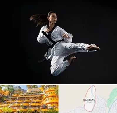 مربی رزمی خانم در دربند