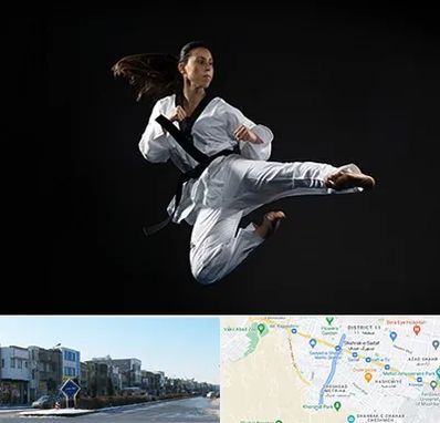 مربی رزمی خانم در شریعتی مشهد