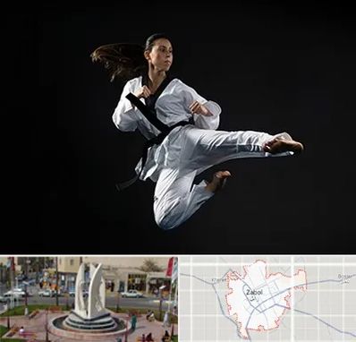 مربی رزمی خانم در زابل