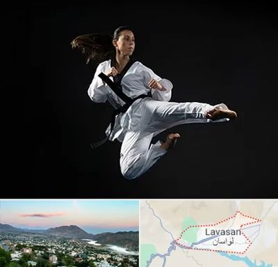 مربی رزمی خانم در لواسان